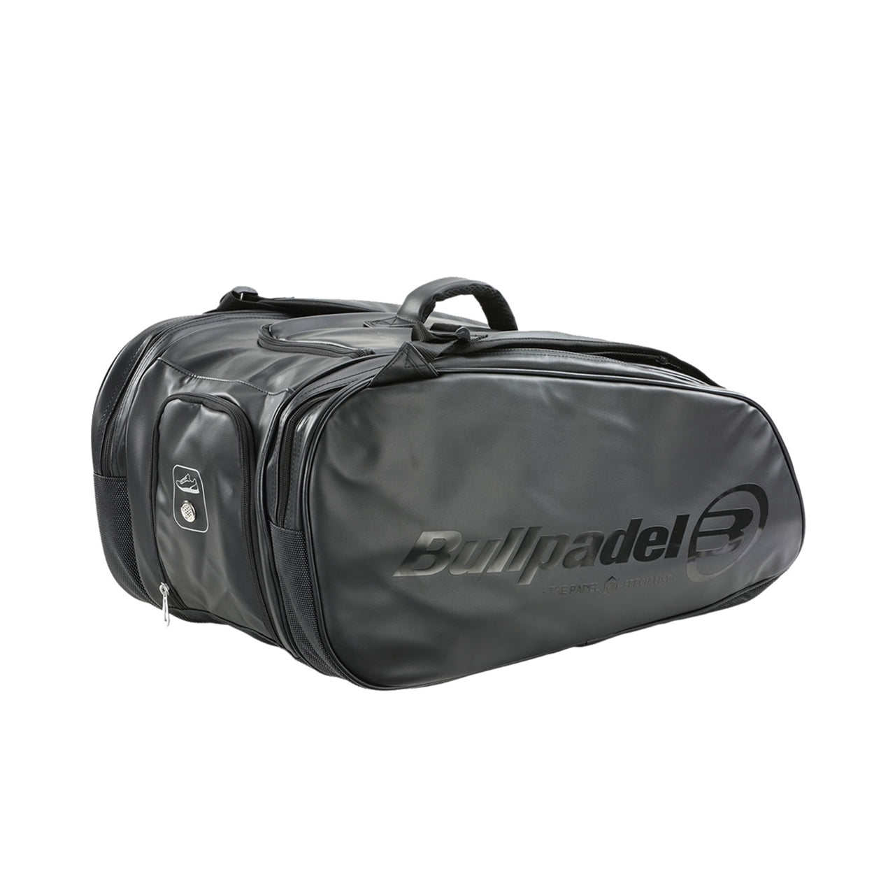 Borsa Anteriore Per Paddle Bullpadel S LTD Carbon Black - Capacità 4 Racchette - Tasca Scarpe - Zaino - Foto 9