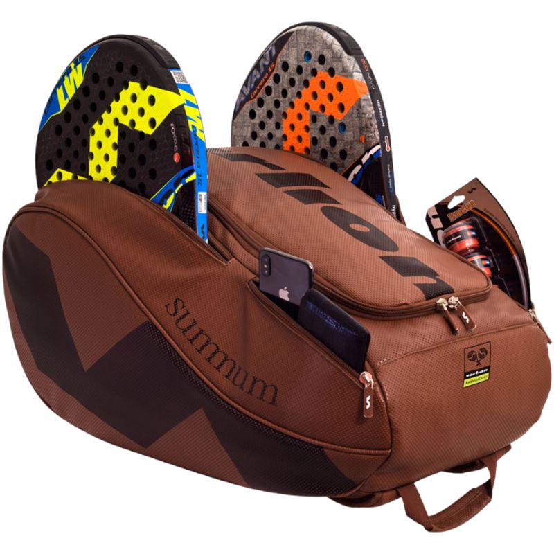 Varlion Ambassadors Leather Padel Bag Brown